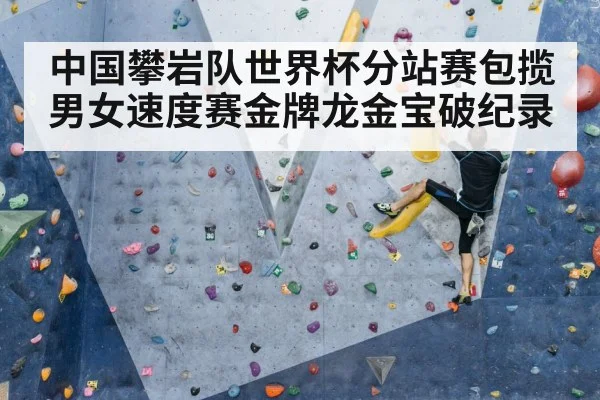 athlete climbing wall